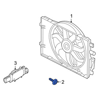 Mercury OE - Engine Cooling Fan Shroud Bolt