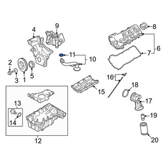 Mercury OE - Engine Oil Strainer Gasket