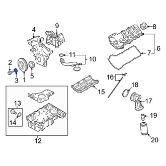 Mercury OE - Engine Crankshaft Washer
