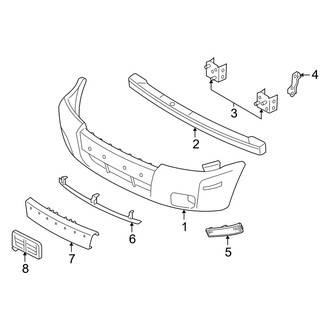 Mercury OE - Front Bumper - Bumper & Components (FULL HYBRID EV-GAS (FHEV))