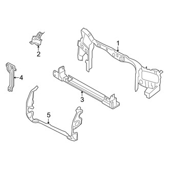 Mercury OE - Radiator Support (Hybrid)