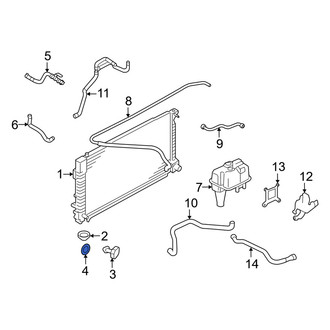 Mercury OE - Radiator Drain Plug Gasket