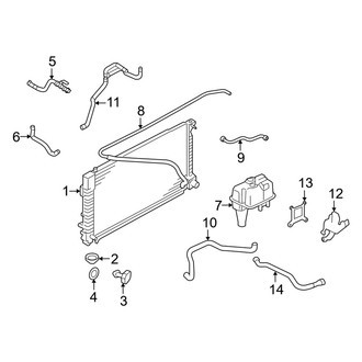 Mercury OE - Cooling - Radiator & Components