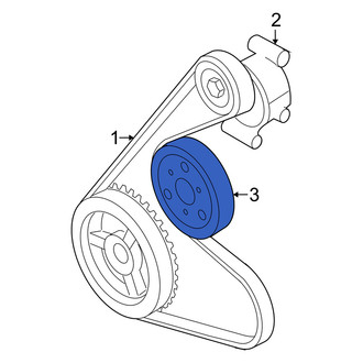 Mercury OE - Engine Water Pump Pulley