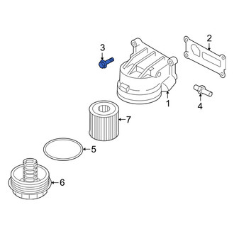 Mercury OE - Engine Oil Filter Adapter Bolt
