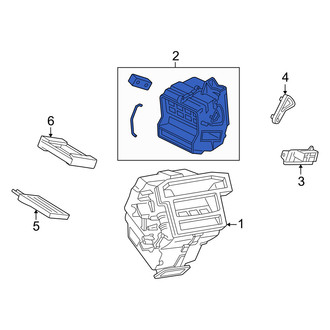 Mercury OE - HVAC Unit Case Assembly