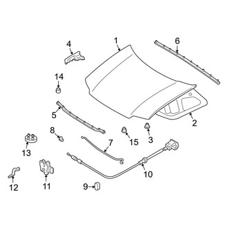 Mercury OE - Hood & Components (FULL HYBRID EV-GAS (FHEV))