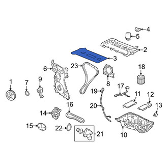 Mercury OE - Engine Valve Cover Gasket