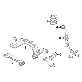 Mercury OE - Front Suspension - Suspension Components