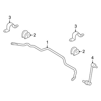 Mercury OE - Front Suspension - Stabilizer Bar & Components (FULL HYBRID EV-GAS (FHEV))
