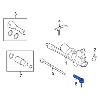 Mercury OE - Outer Steering Tie Rod End