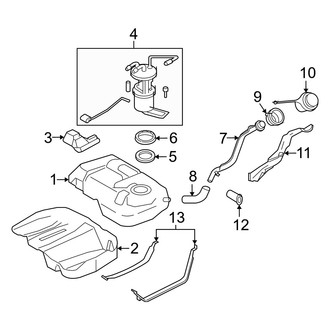 Mercury OE - Fuel System Components (Hybrid)