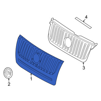 Mercury OE - Front Outer Grille