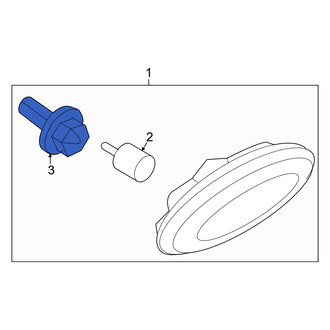 Mercury OE - Rear Back Up Light Socket