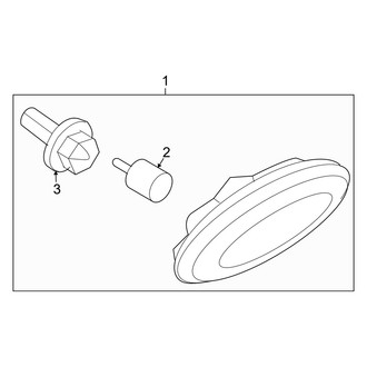 Mercury OE - Front Lamps - Side Repeater Lamps (Hybrid)