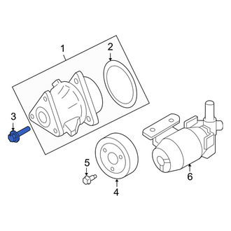 Mercury OE - Engine Coolant Thermostat Housing Bolt