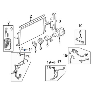 Mercury OE - A/C Service Valve Cap