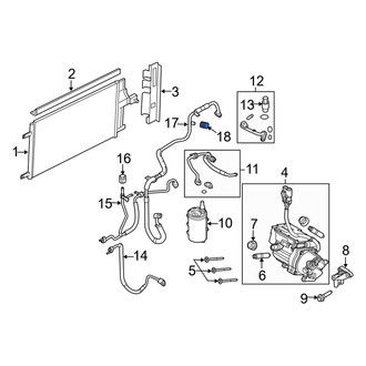 Mercury OE - A/C Service Valve Cap