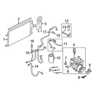 Mercury OE - A/C Compressor Bolt