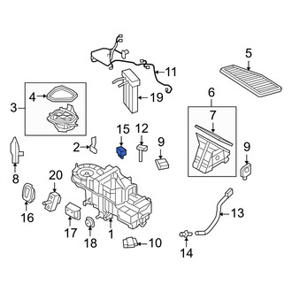 Mercury OE - HVAC Blower Motor Resistor