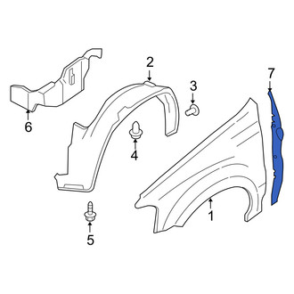 Mercury OE - Left Fender Insulator