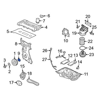 Mercury OE - Front Engine Crankshaft Seal