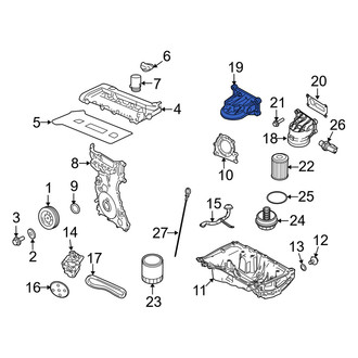 Mercury OE - Engine Oil Filter Adapter