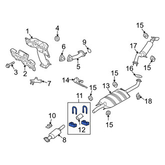 Mercury OE - Exhaust Clamp