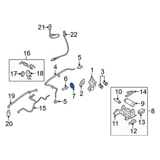 Mercury OE - Exhaust Gas Recirculation (EGR) Tube Gasket