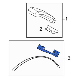 Mercury OE - Tire Pressure Monitoring System (TPMS) Sensor Clip