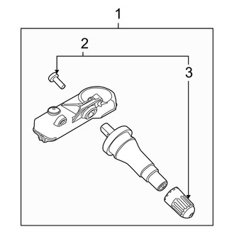 Mercury OE - Electrical - Tire Pressure Monitor Components (Hybrid)