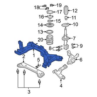 Mercury OE - Front Engine Cradle