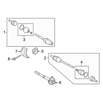 Mercury OE - Front Suspension - Drive Axles (FULL HYBRID EV-GAS (FHEV))