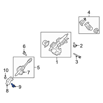 Mercury OE - Steering Shaft Bolt