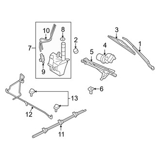 Mercury OE - Windshield - Wiper & Washer Components