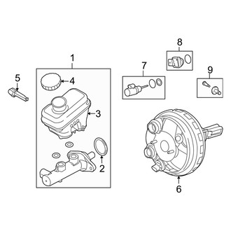 Mercury OE - Cowl - Components on Dash Panel (Hybrid)