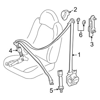 Mercury OE - Restraint Systems - Front Seat Belts (FULL HYBRID EV-GAS (FHEV))