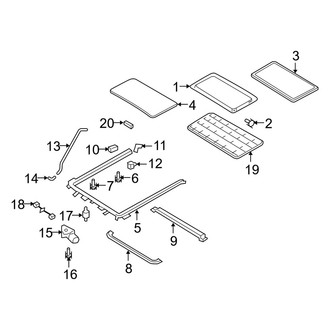 Mercury OE - Roof - Sunroof (FULL HYBRID EV-GAS (FHEV))