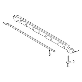 Mercury OE - Pillars, Rocker & Floor - Exterior Trim (Rocker Moldings), (FULL HYBRID EV-GAS (FHEV))