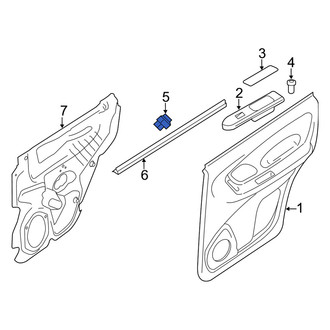 Mercury OE - Front Right Door Window Switch