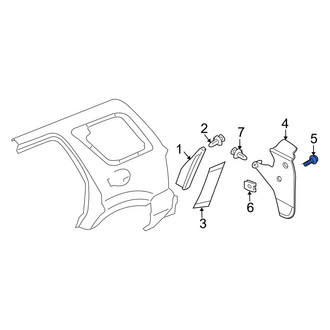 Mercury OE - Mud Guard Screw