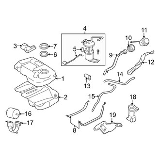 Mercury OE - Fuel System Components (FULL HYBRID EV-GAS (FHEV))