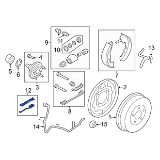 Mercury OE - Rear Drum Brake Adjusting Lever