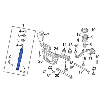Mercury OE - Rear Suspension Shock Absorber