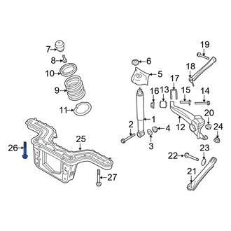Mercury OE - Suspension Crossmember Bolt