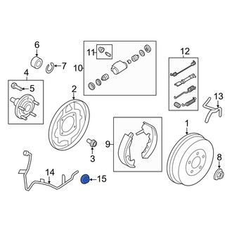 Mercury OE - Front ABS Wheel Speed Sensor Tone Ring