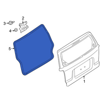 Mercury OE - Rear Hatch Seal
