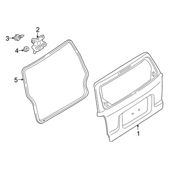 Mercury OE - Lift Gate - Gate & Hardware (FULL HYBRID EV-GAS (FHEV))
