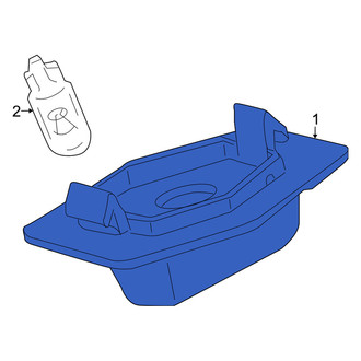Mercury OE - Rear License Plate Light Lens