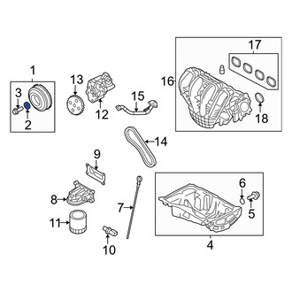 Mercury OE - Engine Harmonic Balancer Washer